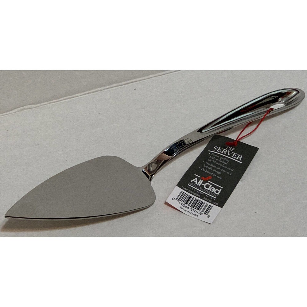 All-Clad Pie Server 18/10 Stainless Steel Stay Cool Handle Dishwasher Safe NWT